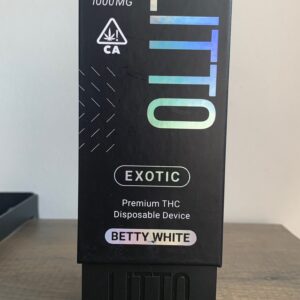 LITTO – Disposable – Betty White offers a smooth, uplifting vaping experience with sweet citrus flavors in a convenient 1G pen.