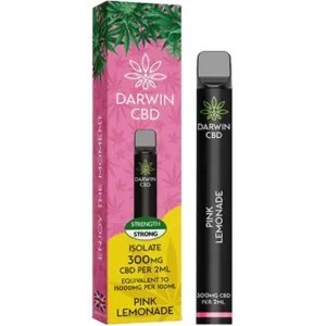 Darwin CBD Pink Lemonade 300mg CBD disposable vape 2ml