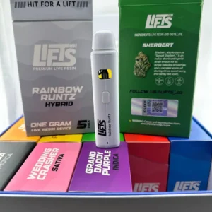 Lifts 1G Disposable offers a sleek, user-friendly vaping experience with premium flavors and a rechargeable battery, perfect for vaping.