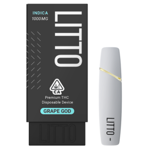 LITTO – Disposable – Grape God offers a smooth, fruity vape experience with rich grape flavor and relaxing, euphoric effects.