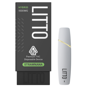 LITTO – Disposable – Strawnana offers a smooth, fruity flavor blend of strawberry and banana in a convenient, sleek vape.